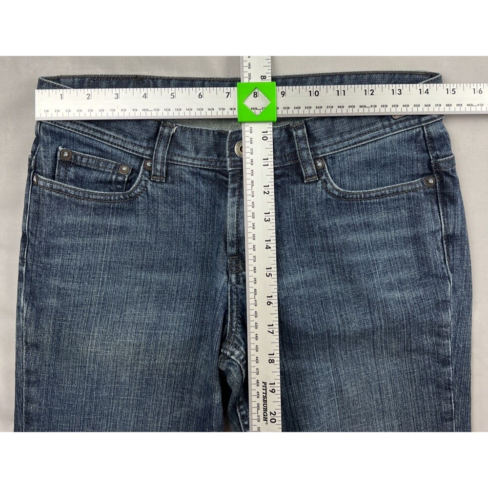 X2 Denim Laboratory Jeans W10 Flare Distressed Size 4 Long - Picture 4 of 9